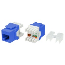 Вставка Hyperline (KJ8-8P8C-C6A-180-BL)