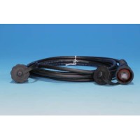 Патч-корд промышленный Hyperline PC-IE-LPM-STP-RJ45-RJ45-C6-5M-BK