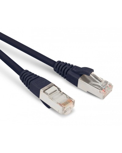 Патч-корд RJ45-RJ45, 4 пары, STP, кат.5е, LSZH (1м) Hyperline PC-LPM-STP-RJ45-RJ45-C5e-1M-LSZH-BK в Орле Патчкорды (медные) Pintop.ru