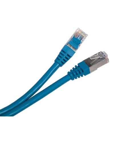 Патч-корд RJ45-RJ45, 4 пары, STP, кат.5е, LSZH (1м) Hyperline PC-LPM-STP-RJ45-RJ45-C5e-1M-LSZH-BL в Орле Патчкорды (медные) Pintop.ru