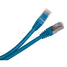 Патч-корд RJ45-RJ45, 4 пары, STP, кат.5е, LSZH (2м) Hyperline PC-LPM-STP-RJ45-RJ45-C5e-2M-LSZH-BL