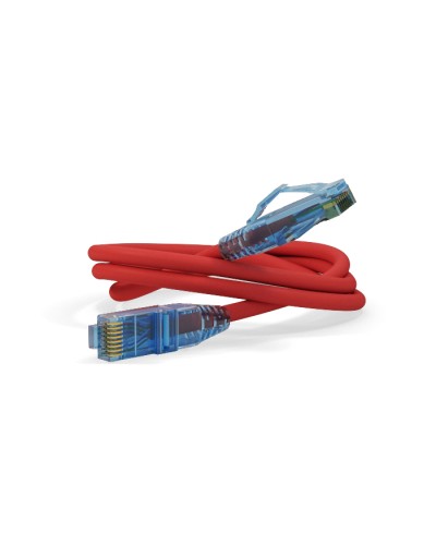 Патч-корд RJ45-RJ45, 4 пары, UTP, кат.6, LSZH (0,5м) Hyperline PC-LPM-UTP-RJ45-RJ45-C6-0.5M-LSZH-RD в Орле Патчкорды (медные) Pintop.ru