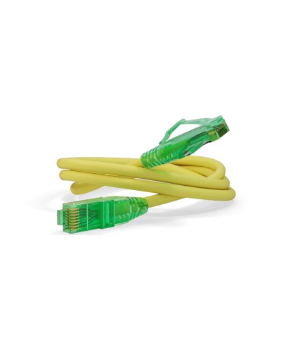 Патч-корд Hyperline PC-LPM-UTP-RJ45-RJ45-C6a-1.5M-LSZH-YL в Орле Патчкорды (медные) Pintop.ru