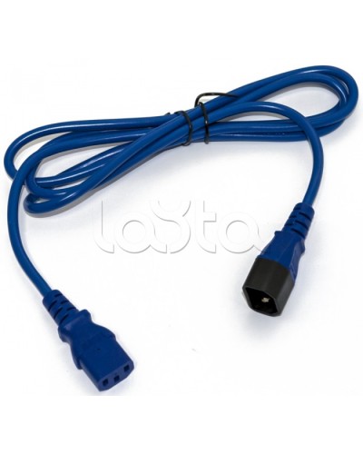 Кабель питания монитор-компьютер Hyperline PWC-IEC13-IEC14-1.8-BL в Орле Патч-корды и пигтейлы Pintop.ru