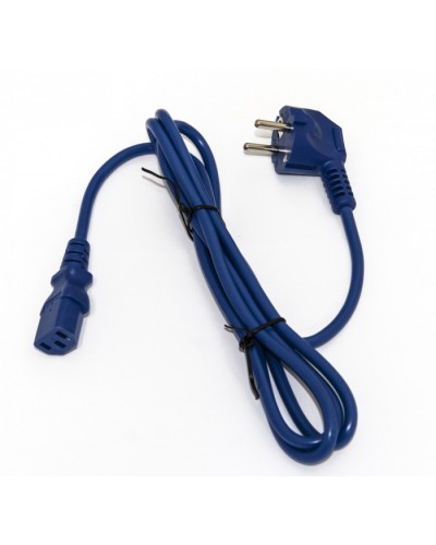 Кабель питания компьютера Hyperline PWC-IEC13-SHM-5.0-BL в Орле Патч-корды и пигтейлы Pintop.ru