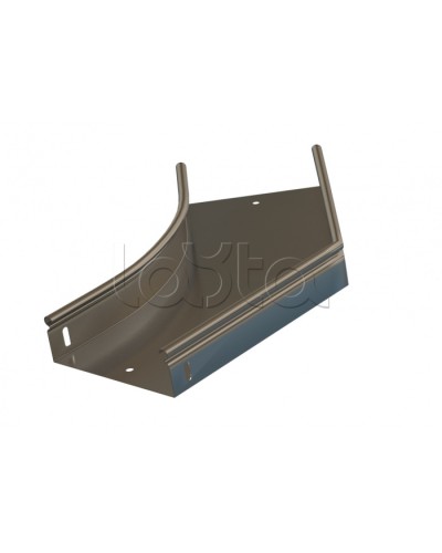 Угол 45° горизонтальный плавный Hyperline RST-AHS45-50-50-0,8-R100-SZ в Орле Аксессуары для лотков Pintop.ru