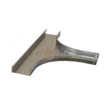 Ответвитель T-образный горизонтальный плавный Hyperline RST-TTS-400-100-0,8-R100-SZ