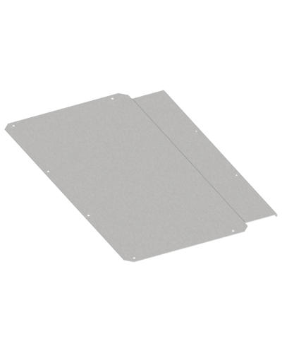 FORMAT Фланец основания встроенного отсека сплошной 400х800мм IEK (FO-00-FBCS-040-080) в Орле Аксессуары для стоек и шкафов Pintop.ru