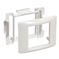 Рамка и суппорт универсальные на 2 модуля белые IEK CKK-40D-RU2-K01