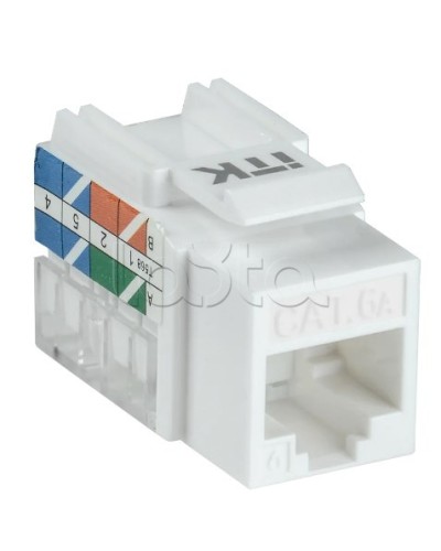 Модуль Keystone Jack кат. 6A UTP 110 IDC 90 град. ITK CS1-1C6AU-11 в Орле Модули Keystone Pintop.ru