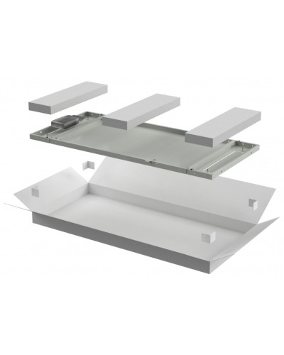 ITK LINEA N Панель задняя 600мм шкафа 24U сер. (LN35-24U6X-ZM) в Орле Аксессуары для стоек и шкафов Pintop.ru