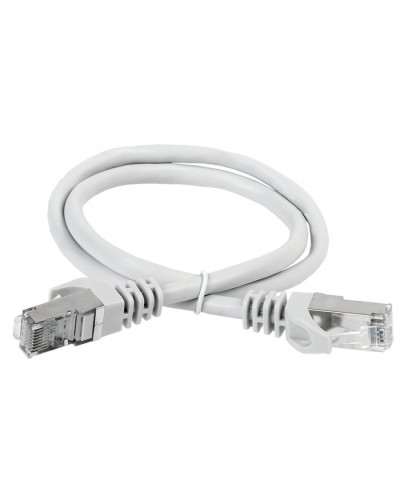 ITK Коммутационный шнур (патч-корд), кат.6А S/FTP, LSZH, 10м, серый (PC01-C6ASL-10M) в Орле Патч-корды и пигтейлы Pintop.ru