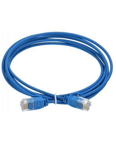 ITK Коммутационный шнур кат.5E UTP LSZH 1,5м slim язычок син (PC03-C5EUL-1M5-SL-WT) в Орле Патч-корды и пигтейлы Pintop.ru