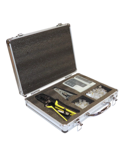 Набор инструментов для изготовления и тестирования патч-кордов LANMASTER LAN-NT-TK/PATCH-TST в Орле Аксессуары для стоек и шкафов Pintop.ru