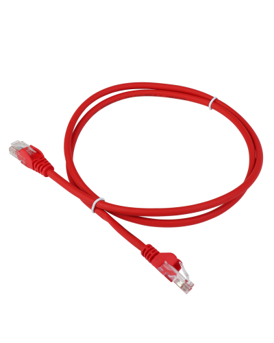 Патч-корд LANMASTER LSZH UTP кат.5e, 6.0 м, красный LANMASTER LAN-PC45/U5E-6.0-RD в Орле Патчкорды (медные) Pintop.ru