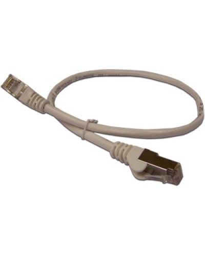 Патч-корд RJ45 - RJ45, 4 пары, FTP, категория 6, 1 м, серый LANMASTER LAN6-S45-45-1.0-GY в Орле Патчкорды (медные) Pintop.ru