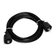 Патч-корд индустриальный RJ45 - RJ45, 4 пары, FTP, категория 6, 5 м, черный LANMASTER LAN6-S45-45-5.0-WP