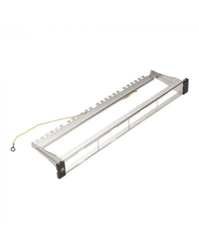 Панель модульная 19, экранированная, на 4 вставки, 1U LANMASTER LAN-FRM-PP-STP/1U в Орле Коммутационные изделия Pintop.ru