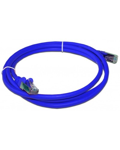 Патч-корд RJ45 - RJ45, 4 пары, FTP, категория 6A, 1 м, синий, LSZH LANMASTER LAN-PC45/S6A-1.0-BL в Орле Патч-корды и пигтейлы Pintop.ru
