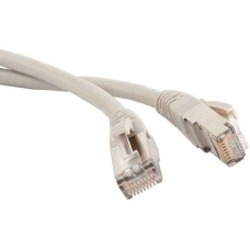 Патч-корд RJ45 FTP кат.6A, 1.0 м, серый LSZH LANMASTER LAN-PC45/S6A-1.0-GY