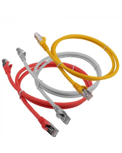 Патч-кордLSZH FTP кат.6A, 7.0 м, красный LANMASTER (LAN-PC45/S6A-7.0-RD) в Орле Патч-корды и пигтейлы Pintop.ru