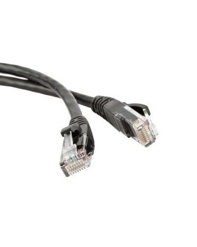 Патч-корд RJ45 - RJ45, 4 пары, UTP, категория 5е, 7 м, черный, LSZH LANMASTER LAN-PC45/U5E-7.0-BK в Орле Патч-корды и пигтейлы Pintop.ru