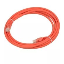 Патч-корд RJ45 - RJ45, 4 пары, UTP, категория 6, 5 м, оранжевый, LSZH LANMASTER LAN-PC45/U6-5.0-OR
