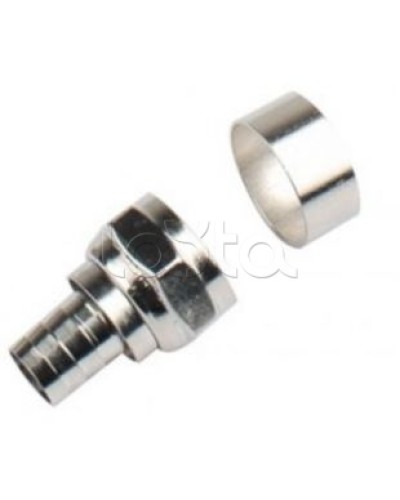 Штекер F-разъем под обжим (RG6U) LAZSO APFC12-RG6U в Орле Коннекторы Pintop.ru