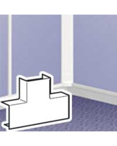 Т-образное ответвление для мини-плинтуса DLPlus 32x16 белый Legrand 033330 в Орле Аксессуары для кабель-канала Pintop.ru