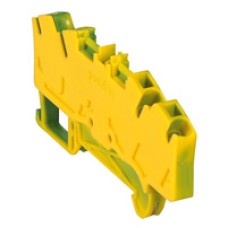 Клемма 4х6 2вх/2вых. заземл. Legrand 037279