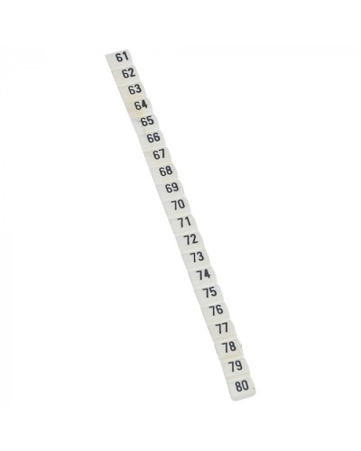 Маркер CAB3 цифры 61-80 Legrand 038153 в Орле Аксессуары для кабель-канала Pintop.ru