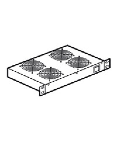 Полка с 4 вентиляторами высотой 1U Legrand 046490 в Орле Полки для шкафов и стоек Pintop.ru