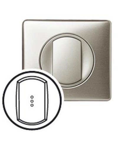 Лицевая панель для выключателя с индикацией титан Celiane Legrand 068303 в Орле Аксессуары для кабель-канала Pintop.ru