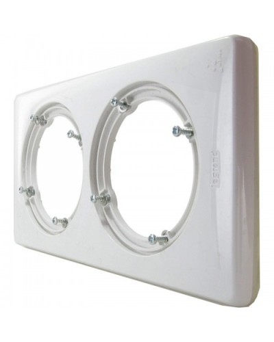 Рамка 2 поста IP44, белая Celiane Legrand 069072 в Орле Аксессуары для кабель-канала Pintop.ru