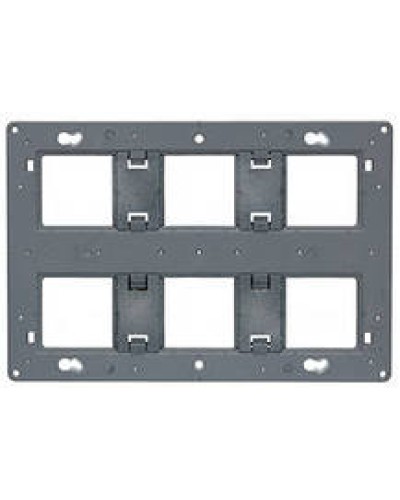 Суппорт Mosaic на 2x6, 2x8 или 2x3x2 модулей LEGRAND 080266 в Орле Аксессуары для кабель-канала Pintop.ru