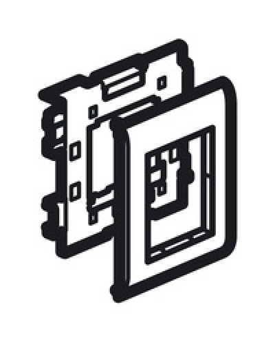 Суппорт Mosaic на 2 модуля 110 мм METRA Legrand (638086) в Орле Аксессуары для кабель-канала Pintop.ru