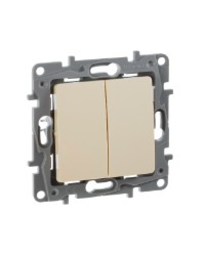 Переключатель двухклавишный 10AX Plus Legrand 672312 в Орле Аксессуары для кабель-канала Pintop.ru