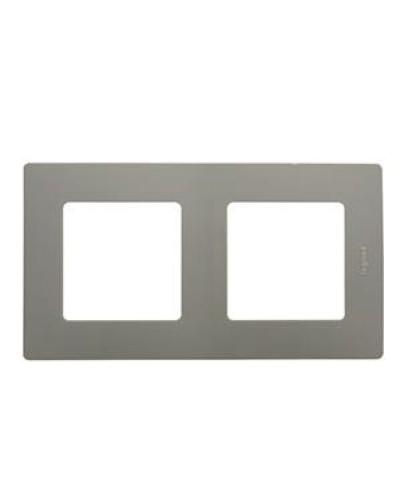 Рамка 2 поста Etika светлая галька Legrand 672522 в Орле Аксессуары для кабель-канала Pintop.ru