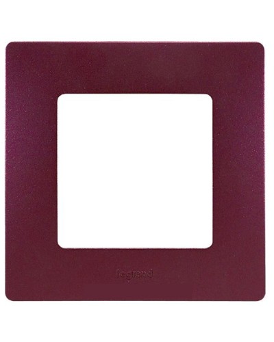 Рамка 1 пост Etika сливовый Legrand 672561 в Орле Аксессуары для кабель-канала Pintop.ru