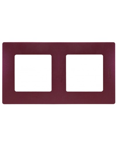 Рамка 2 поста Etika сливовый Legrand 672562 в Орле Аксессуары для кабель-канала Pintop.ru