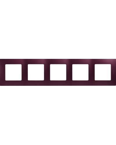 Рамка 5 постов Etika сливовый Legrand 672565 в Орле Аксессуары для кабель-канала Pintop.ru