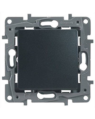 Выключатель без фиксации с Н.О./Н.З. контактом 6 A 250 В антрацит Etika Plus Legrand 672614 в Орле Аксессуары для кабель-канала Pintop.ru