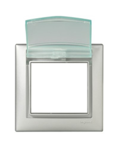 Рамка влагозащищенная Valena IP 44 с крышкой алюминий Legrand 770150 в Орле Аксессуары для кабель-канала Pintop.ru