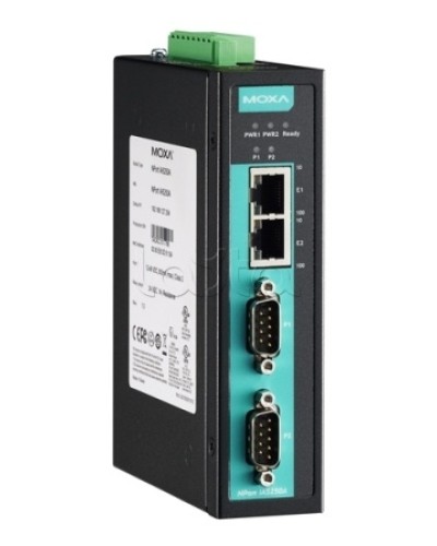 Сервер 2-портовый RS-232/422/485 в Ethernet Moxa NPort IA-5250A-IEX в Орле Дополнительное оборудование для ОПС Pintop.ru