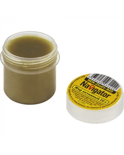 Жир паяльный Navigator 93 142 NEM-Zha01-B20 (активный, 20 гр) в Орле Аксессуары для кабель-канала Pintop.ru