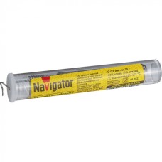 Припой Navigator 93 108 NEM-Pos01-63K-0.8-F20 (ПОС-63, колба, 0.8 мм, 20 гр)
