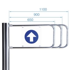 Створка для стойки калитки PERCo-AG-1100 (1100мм)