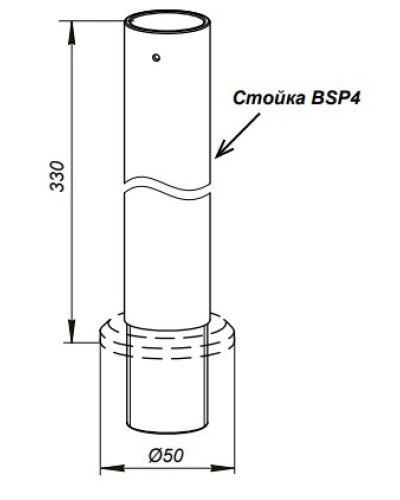 Стойка PERCo-BSP4 в Орле Дополнительное оборудование для СКУД Pintop.ru