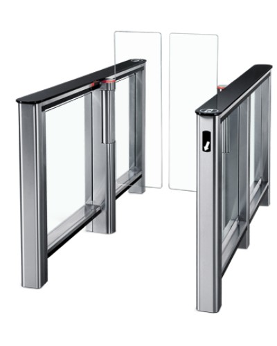 Турникет PERCo-ST-01 с крышками из закал. стекла со створками Створки шириной 300 мм в Орле Турникеты Pintop.ru