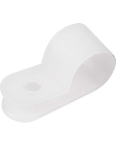 Кабельная скоба под винт 9 мм, белая, упаковка 50 шт. Rexant (07-4409) в Орле Держатели, клипсы, скобы Pintop.ru